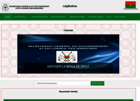Legiburkina.gov.bf thumbnail