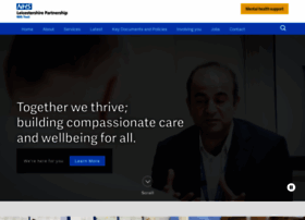 Leicspart.nhs.uk thumbnail