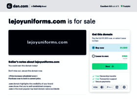 Lejoyuniforms.com thumbnail
