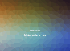 Lekkerwater.co.za thumbnail