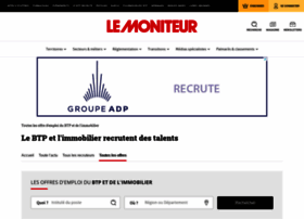 Lemoniteur-emploi.com thumbnail