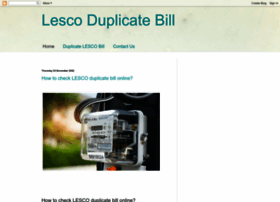Lesco-duplicate-bill.blogspot.com thumbnail