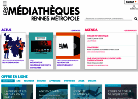 Lesmediatheques-rennesmetropole.fr thumbnail