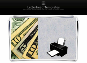 Letterhead-templates.com thumbnail