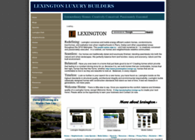 Lexingtonluxurybuilders.com thumbnail