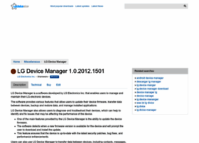 Lg-device-manager.updatestar.com thumbnail