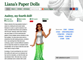 Lianaspaperdolls.com thumbnail