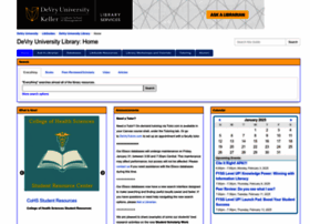 Library.devry.edu thumbnail