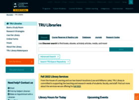 Library.tru.ca thumbnail