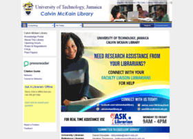 Library.utech.edu.jm thumbnail