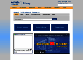 Library.webster.edu thumbnail