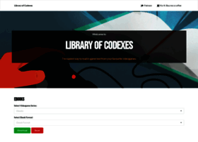 Libraryofcodexes.com thumbnail