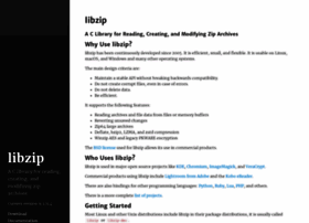 Libzip.org thumbnail