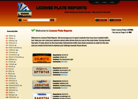 Licenseplatereports.com thumbnail