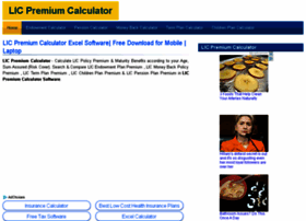 Licpremiumcalculator.com thumbnail