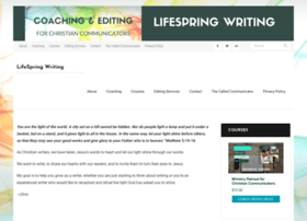 Lifespringwriting.com thumbnail