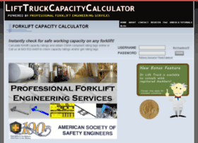 Lifttruckcapacitycalculator.com thumbnail