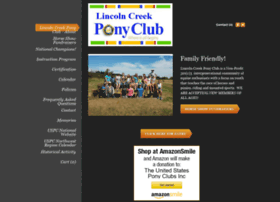 Lincolncreekponyclub.org thumbnail