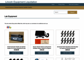 Lincolnequipmentliquidation.com thumbnail