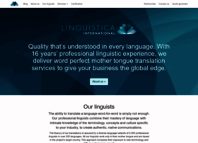 Linguistica-international.com thumbnail