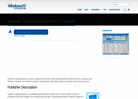 Linkedin-company-extractor.windows10compatible.com thumbnail