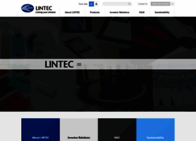 Lintec-global.com thumbnail