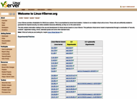 Linux-vserver.org thumbnail