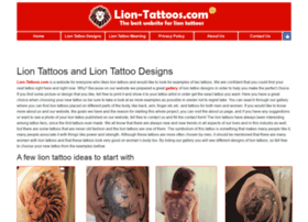 Lion-tattoos.com thumbnail