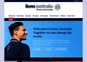 Lions.org.au thumbnail