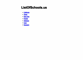 Listofschools.us thumbnail