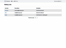 Lists.alug.org.uk thumbnail