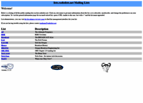 Lists.radiolists.net thumbnail