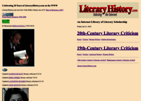 Literaryhistory.com thumbnail