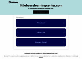 Littlebearslearningcenter.com thumbnail