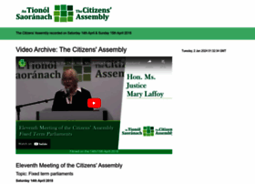 Live.citizensassembly.ie thumbnail