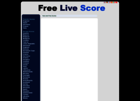 Live score free Livescore: Soccer