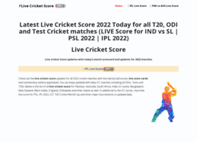 Livescore.cricketschedule.com thumbnail