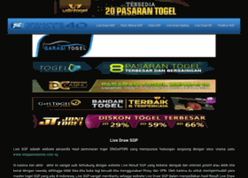 ♋ Live draw sgp togel master
