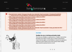 Livingfeminisms.org thumbnail
