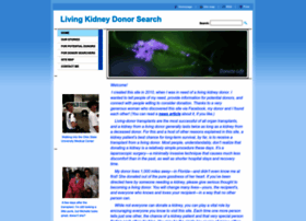 Livingkidneydonorsearch.com thumbnail