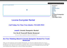 Livoniadumpsterrental.com thumbnail