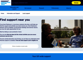 Localsupport.parkinsons.org.uk thumbnail