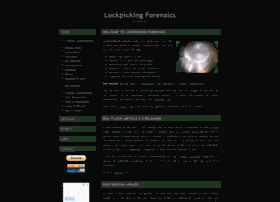 Lockpickingforensics.com thumbnail