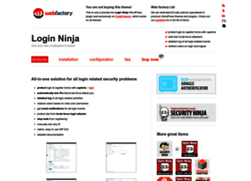 Login-ninja.webfactoryltd.com thumbnail