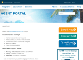 khm travel agent portal login