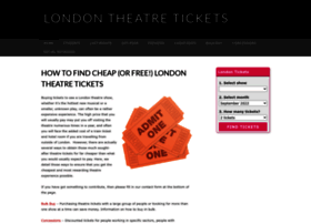 Londontheatretickets.org thumbnail