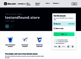 Lostandfound.store thumbnail