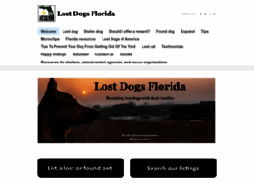 Lostdogsflorida.org thumbnail