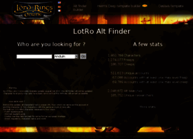 Lotroaltfinder.net thumbnail