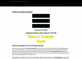 Lotterysambadnight.in thumbnail